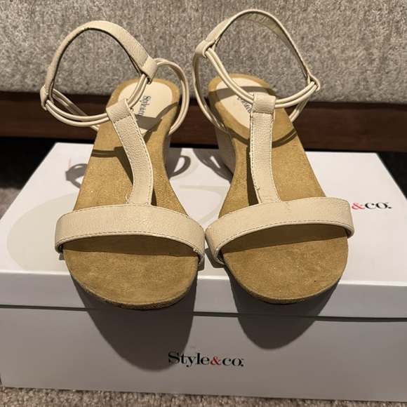 Style & Co. Cream Wedges - Picture 2 of 7